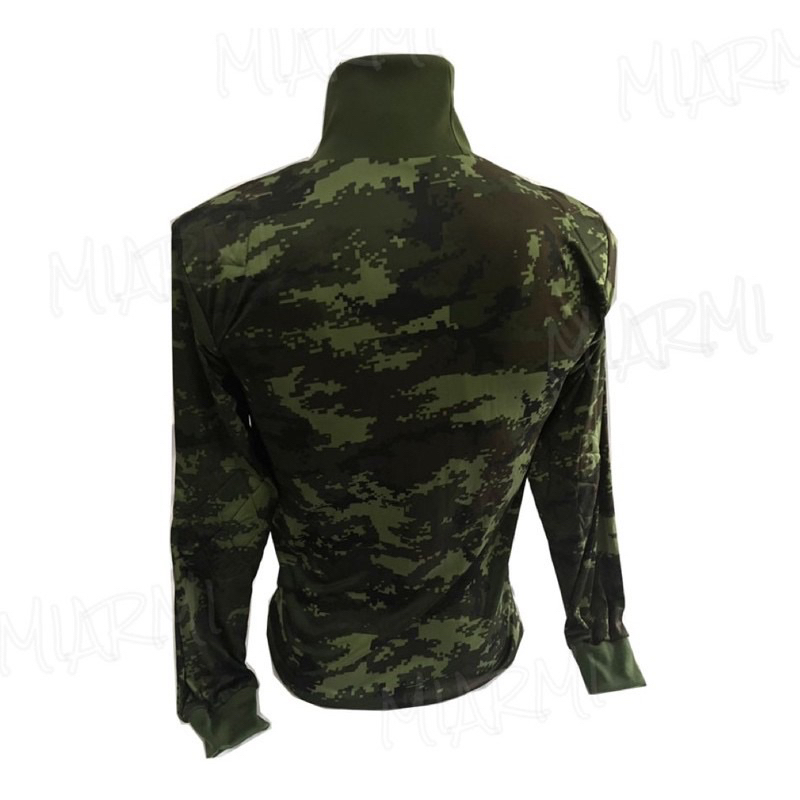 เสื้อคอเต่าลายพราง เสื้อคอพันลายพราง เสื้อแขนยาวบุไหล่และข้อศอก - รูปที่ 3