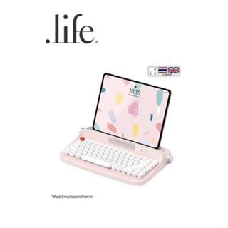 Actto Retro Keyboard คีย์บอร์ดไร้สายดีไซน์ย้อนยุค คีย์ไทย-อังกฤษ by dotlife