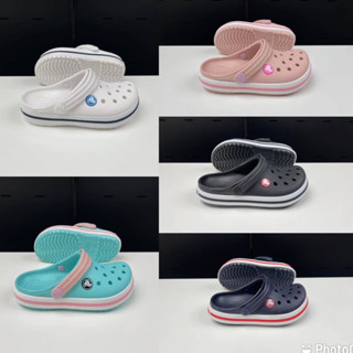 พร้อมส่ง !!! รองเท้าลำลองแฟชั่น เด็ก สไตล์ Crocs Bayaband Clog Kids (Unisex)