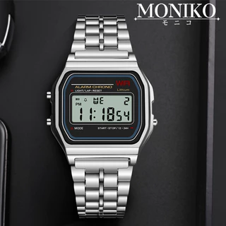 MONIKO นาฬิกาข้อมือดิจิทัล Led กันน้ำ สําหรับผู้หญิง และผู้ชาย
