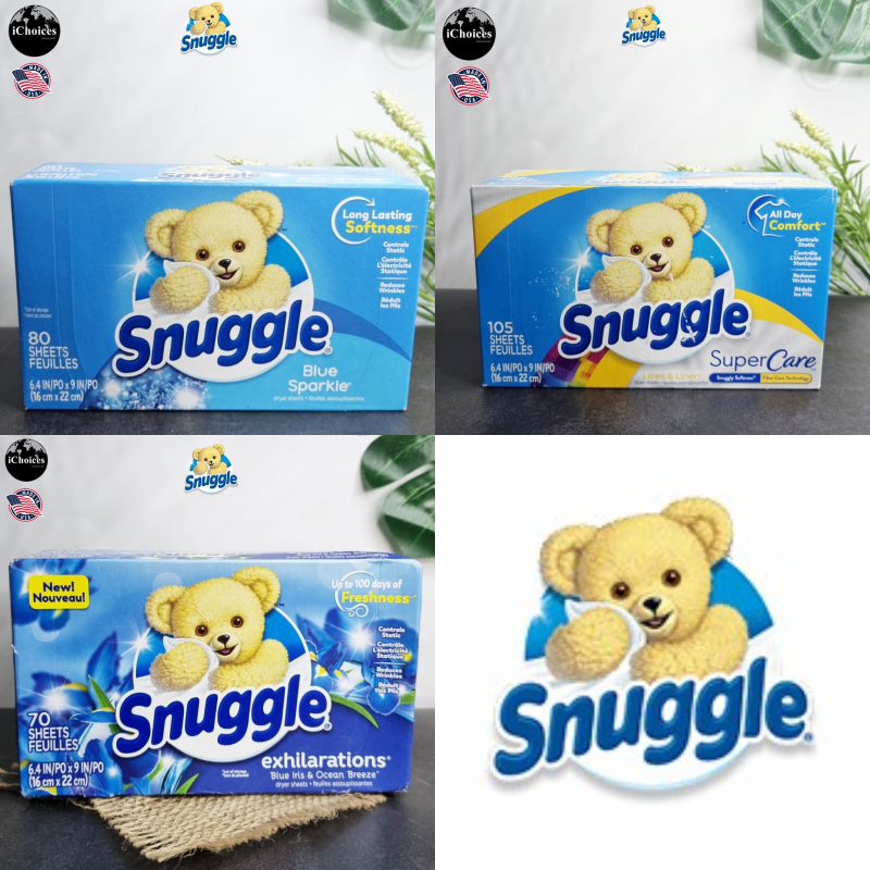 แผ่นอบผ้า Snuggle® Fabric Softener Dryer Sheets