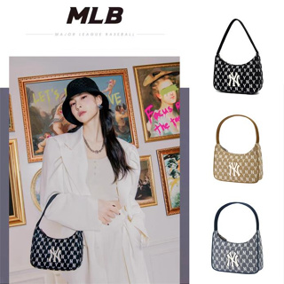 MLBกระเป่า สะพายข้าง กระเป๋าคล้องไหล่ กระเป๋าผู้หญิง กระเป๋าใบเล็ก NY UNISEX CURVED CAPNY NEW YORK YANKEE ของแท้ 💯%