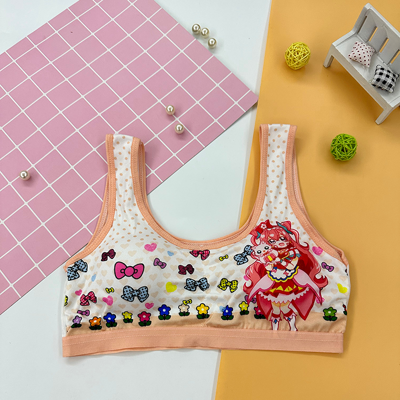 ชุดชั้นในเด็กอายุ ชุดชั้นในเด็กผู้หญิงบราฟองน้ำผ้านิ่มใส่สบาย 8-16 ปีรอบอก 20-34 นิ้ว sport bras NO.N822 - รูปที่ 4