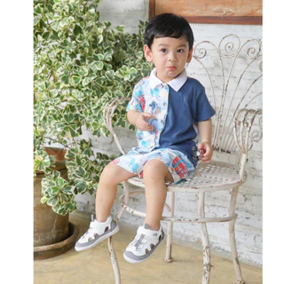 Littlebluelamb รุ่นโลมาขายดี รองเท้าเด็กหัดเดิน ใส่ง่าย แห้งไว ระบายอากาศดี BBB23203-261 รองเท้าเด็กเพื่อสุขภาพ