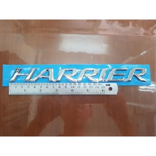 Logo harrier ดำ เงิน ยาว20cm งานพลาสติก