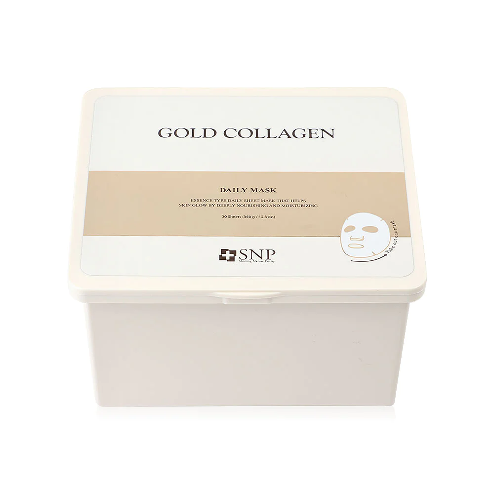 SNP Gold Collagen Daily Mask มาส์กแผ่น 30sheets — صورة 3