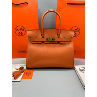 กระเป๋าถือ Birkin หนัง epsom Size 30 cm อะไหล่ทอง