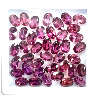 6X4mm โรโดไลต์ โกเมน พลอยแท้ Natural Rhodolite Garnet.พลอยสด ธรรมชาติแท้. เม็ดละ 60฿ / Per piece 60฿