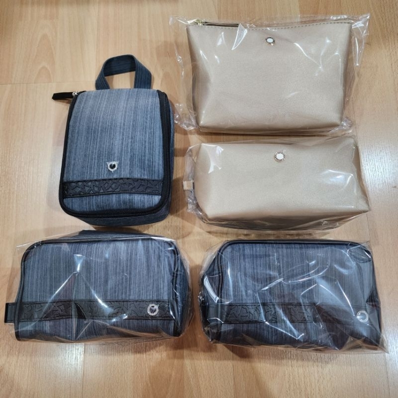 กระเป๋า Amenity Kit Bvlgari พร้อมไส้ใน จากชั้นธุรกิจ Emirates