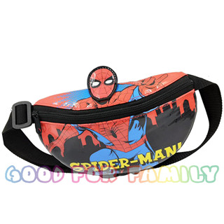 กระเป๋าคาดเอว กระเป๋าคาดอก Spiderman สไปเดอร์แมน สีดำ - ของแท้