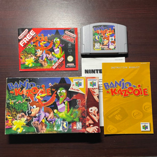 งานกล่องแท้ Banjo-Kazooie (US) N64