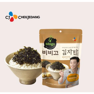 bibigo kimjaban soysauce สาหร่ายเกาหลี ซีเจ บิบิโก กิมจาบัน ซอยซอส (สาหร่ายโรยข้าวอบแห้งปรุงรส รสซีอิ๊ว) 비비고 김자반 돌자반 50g