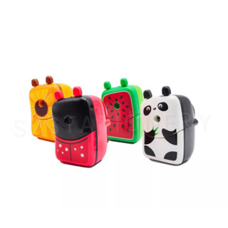 เครื่องเหลาดินสอ E-109 (รูปดอกทานตะวัน, หมีแพนด้า, แตงโม, ลายดอกไม้)
