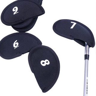 โคเว่อร์ไม้กอล์ฟแบบผ้า Golf Iron Cover Neoprene Leather Regular size