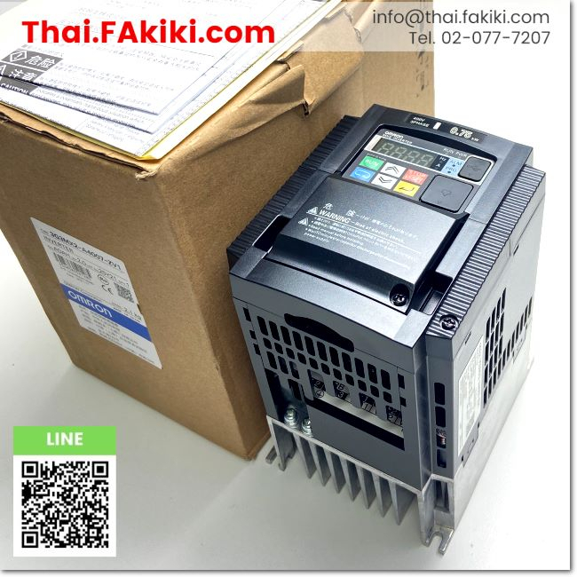 พร้อมส่ง, (A)Unused, 3G3MX2-A4007-V1 Inverter, อินเวอร์เตอร์ สเปค 3PH AC400V 0.75kW, OMRON (66-007-1