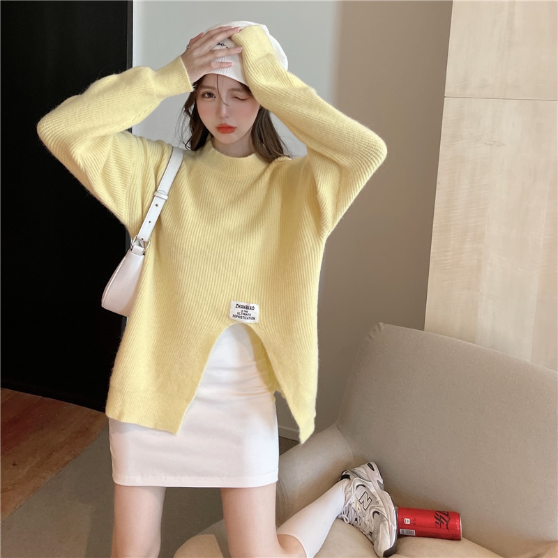 เสื้อไหมพรมคอเต่า แขนยาว แบบสั้น ผ้านิ่ม สไตส์เกาหลี รุ่น71023