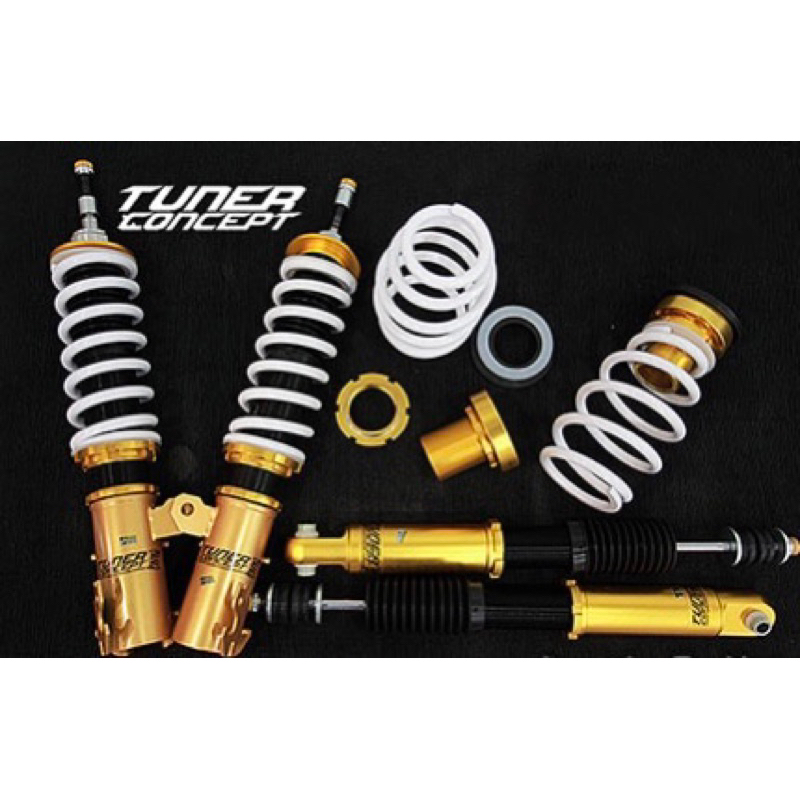 โช๊คอัพ สปริงโหลด Tuner Concept ของ แท้ ระบบ Monotube Design ลูกสูบ Drigressive นุ่ม หนึบ 32 ระดับ ส