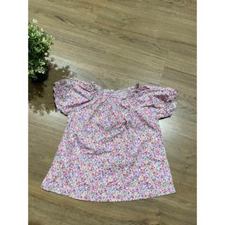เสื้อลายดอก size 110 งานสวย