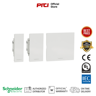 Schneider AvatarOn A M3T31_ Switch สวิตช์ทางเดียวพร้อมพรายน้ำ ขนาด 1 / 1.5 / 3 ช่อง สีขาว / ดํา / เทา