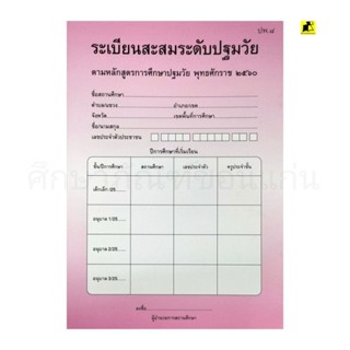 ระเบียบสะสมระดับปฐมวัย  ปพ.8 หลักสูตรขั้นพื้นฐาน 2560