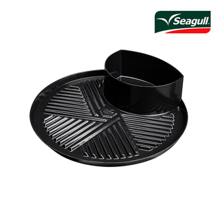 SEAGULL ซีกัล กระทะย่างชาบู กริลล์ อินดักชั่น ขนาด 30 ซม. Black (สีดำ)