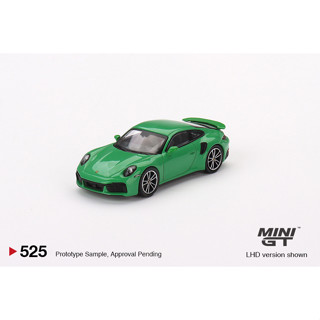 Mini GT No. 525-R Porsche 911 Turbo S Python Green