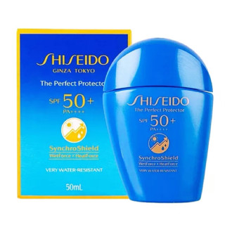 Shiseido The Perfect Protector Synchro Shield Wetforce x HeatForce UV SPF50+ PA++++ 50ml ครีมกันแดดเนื้อบางเบาสูตรพิเศษ