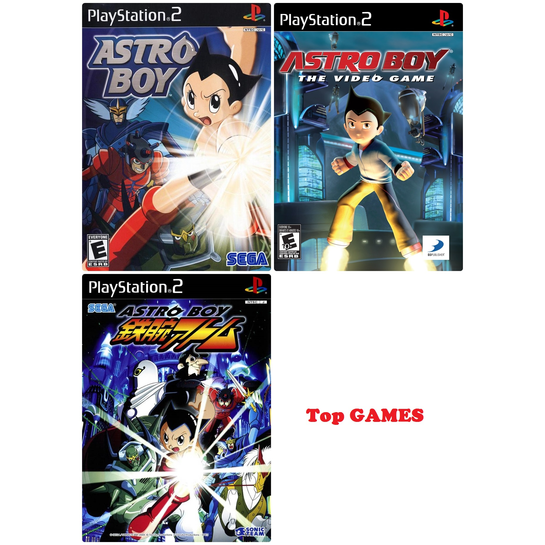 Astro Boy: The Video Game แผ่นเกม PS2