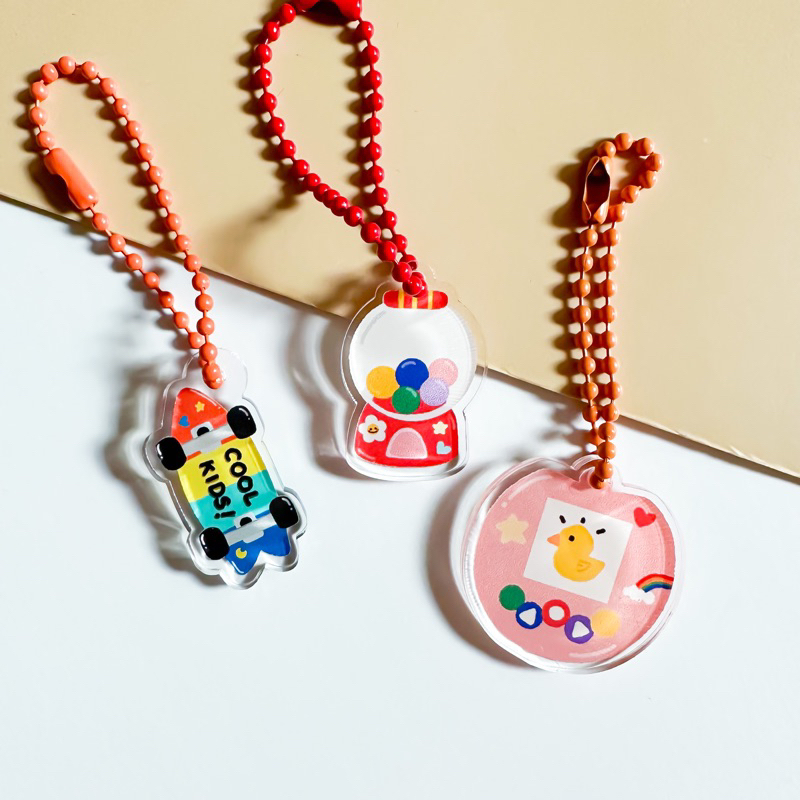 พวงกุญแจ ⌗ Tiny Toy size 3 cm. (อะคริลิค)