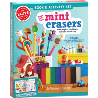 Make Your Own Mini Erasers Toy Includes enough clay in the kit to make 25 erasers