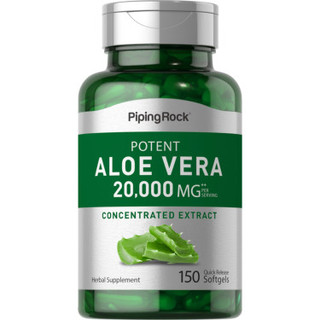 Potent Aloe Vera 20,000 mg. (150ซอฟต์เจล) ว่านหางจระเข้