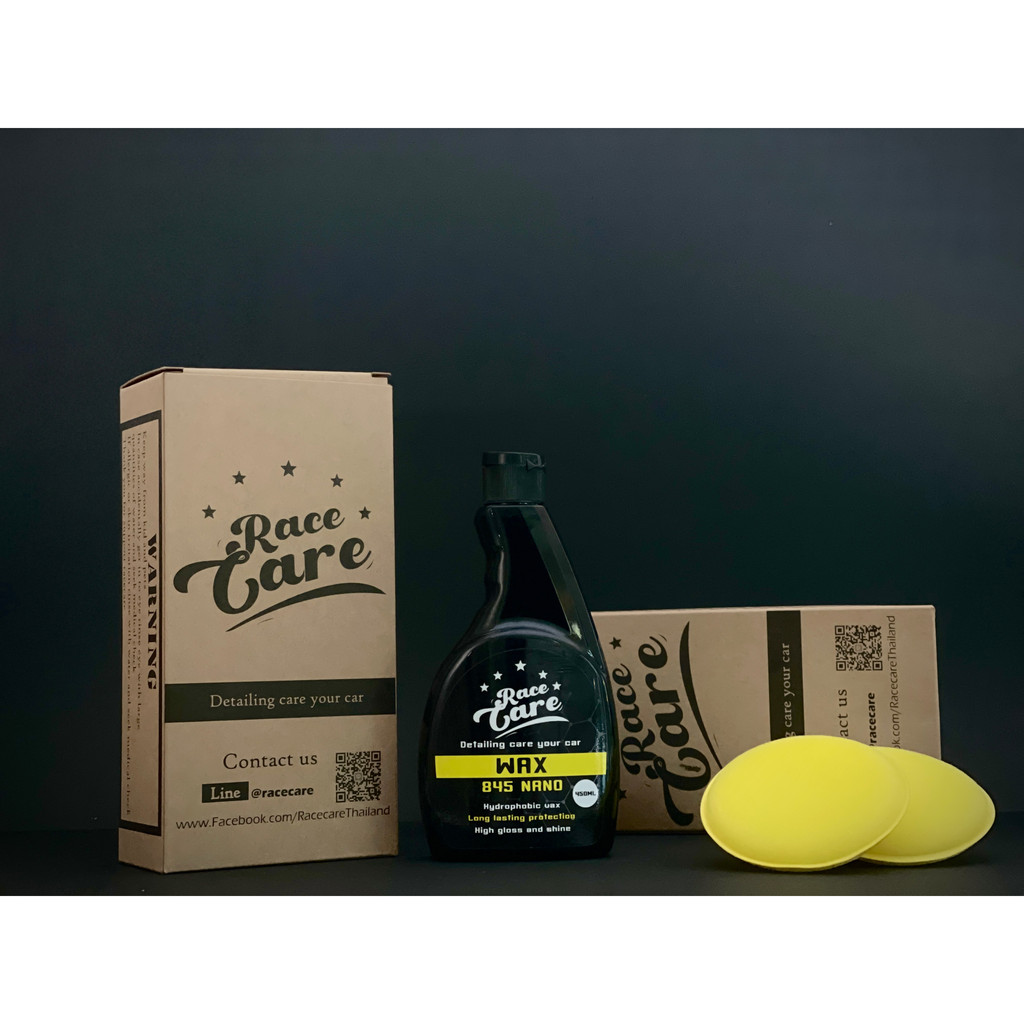 waxเคลือบสีรถ เกรดพรีเมียม Racecare Wax 845Nano