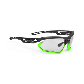 Rudy Project รุ่น Fotonyk Matte Black - Lime / Impactx Photochromic 2 Black แว่นกันแดดทรงสปอร์ตเลนส์ปรับแสงอัตโนมัติ