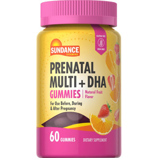 Sundance Prenatal Multi + DHA Gummies (60Gummies) 🍊🍓