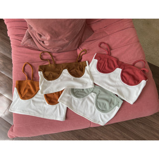 twotone top - สายเดี่ยวทูโทน สายฝอ y2k พร้อมส่งครบสีเลยค่า