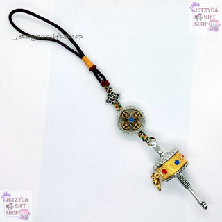 พวงกุญแจเชือกถัก Tibetan Buddhist Vajvakilaka Car Charm Lanyard Keychain