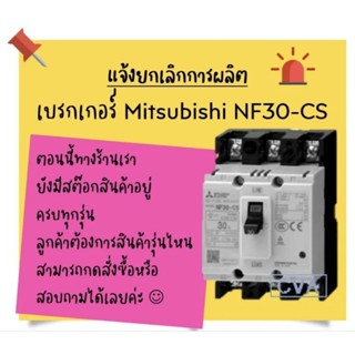 เบรกเกอร์ มิตซูบิชิ NF30CS 2P/3P *ยกเลิกการผลิต ตุนก่อนของหมด*