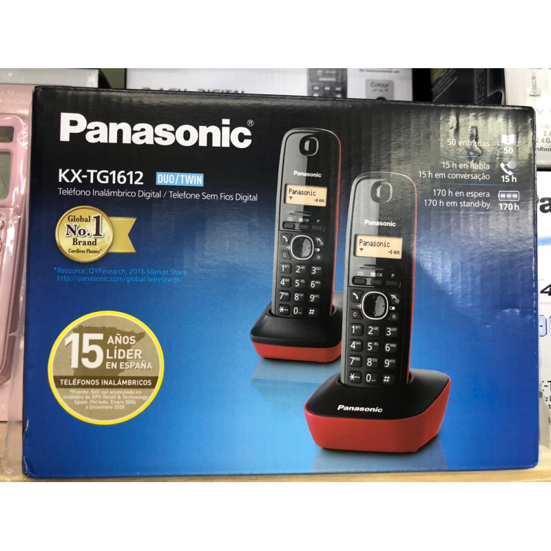 โทรศัพท์ไร้สาย  Panasonic KX-TG1612