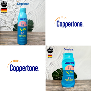 [Coppertone] KIDS Sunscreen SPF 50 สเปรย์โลชั่นกันแดด สำหรับเด็ก สูตรกันน้ำ