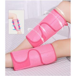 นวดน่อง นวดความดันอากาศนวดเท้าประคบร้อนนวดแขน ชมพู Leg Massager Air Pressure Heating Calf Massage