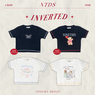 Nineties Design_เสื้อครอปด้าบกลับ_Inverted Crop