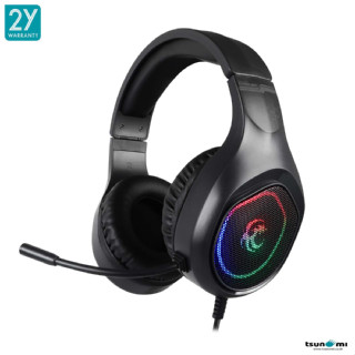 หูฟังเกมมิ่ง Tsunami X2 7.1 RGB Gaming Headphone รับประกันสินค้า 2 ปี