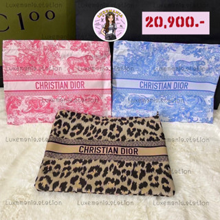 👜: New!! Dior Travel Zipped Pouch / Clutch 11 x 8”‼️ก่อนกดสั่งรบกวนทักมาเช็คสต๊อคก่อนนะคะ‼️