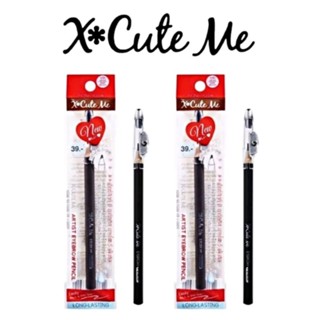 X*Cute Me Artist Eyebrows pencil เอ็กซ์คิ้วมี อาทติส อายโบร์ว เพนซิล ดินสอเขียนคิ้ว พร้อมกบเหลา