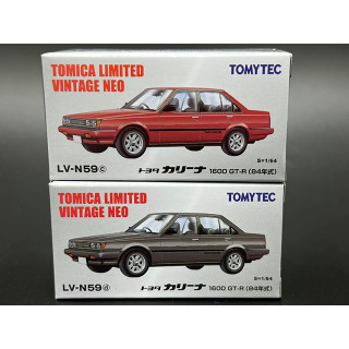 Tomica Limited Vintage NEO LV-N59c / LV-N59dToyota Carina 1600GT-R