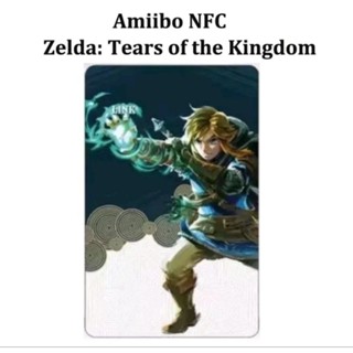 การ์ด เชื่อมต่อเกม (ใบใหญ่) The Legend of Zelda Tears of the Kingdom Link Amiibo สําหรับ Nintendo Switch