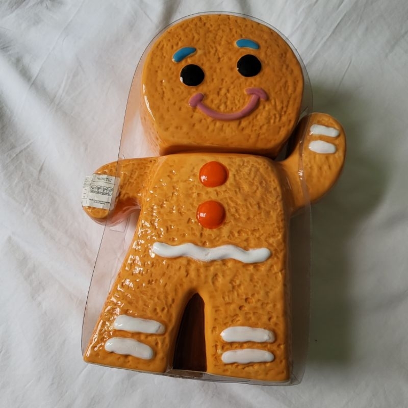 Ginger Bread Man Box model ขนมปังขิง ตั้งโชว์ เก็บของได้ เซรามิกทั้งชิ้น งานดีมาก ของแต่งห้อง ขนมปังขิง merry Xmas