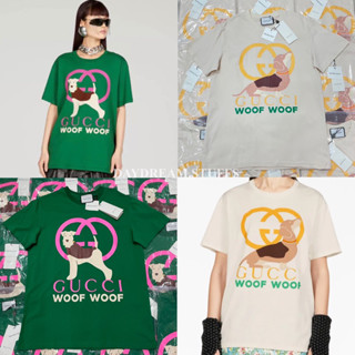 💫พร้อมส่ง💫G WOOF T-Shirt • เสื้อยืด สกรีนลาย น้องหมา แบรนด์ดัง งานชนช๊อปเลยค่ะ ดีเทลลายสกรีนอย่างดี น่ารักมาก by valen