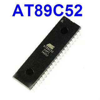 AT89C52-24PI (DIP40) MCS-51MCU 8KBytes,256 Bytes RAM 24MHz