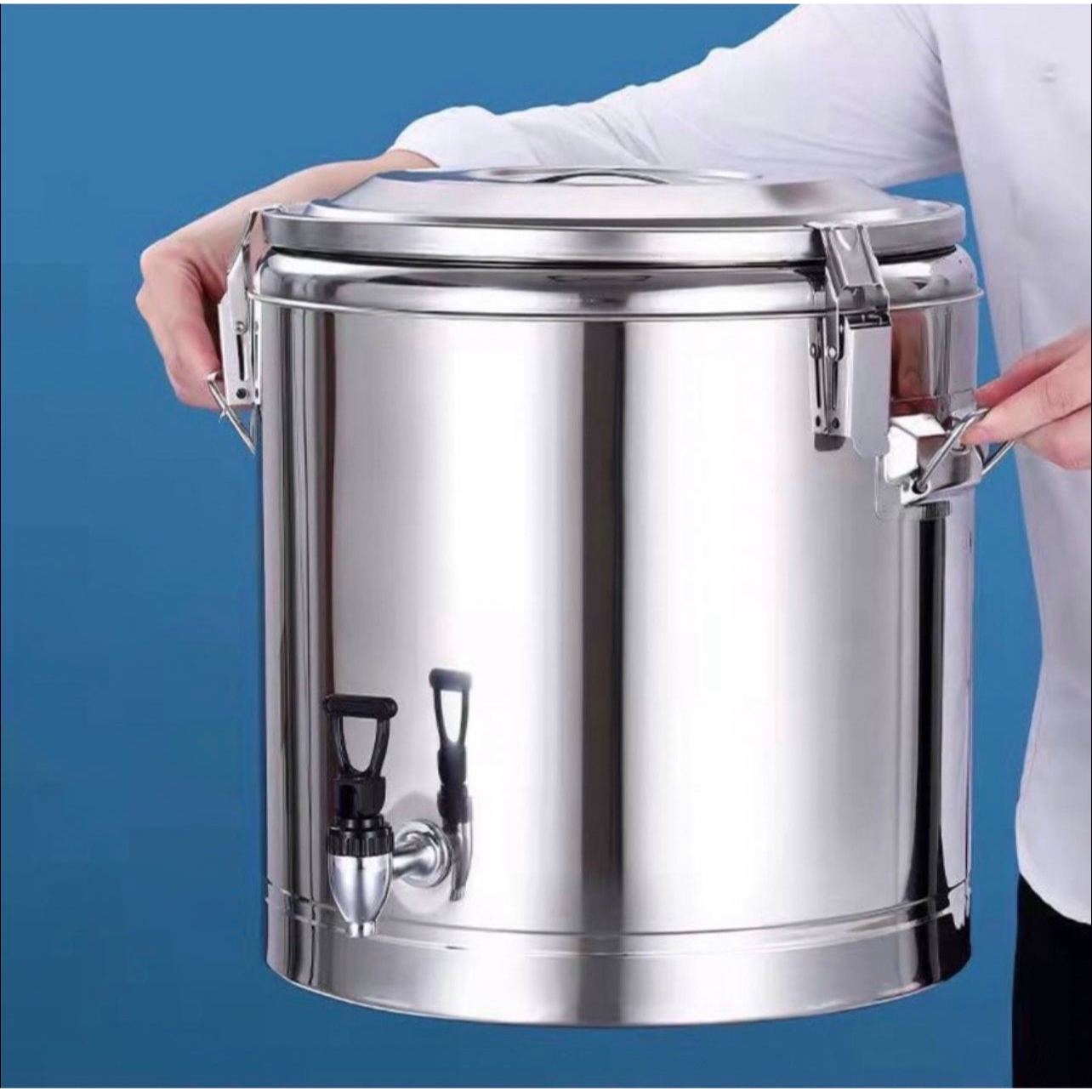 คูลเลอร์น้ำ ถังน้ำสแตนเลส คูลเลอร์มีก๊อก ขนาดถัง26L/36L/50L/60Lเก็บได้ทั้งร้อนและเย็น